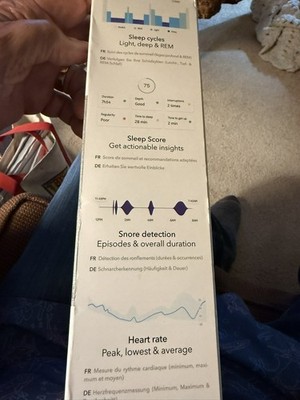 Withings Under Mattress Sleep Tracking Mat Gray - slightly used. Ships Free 