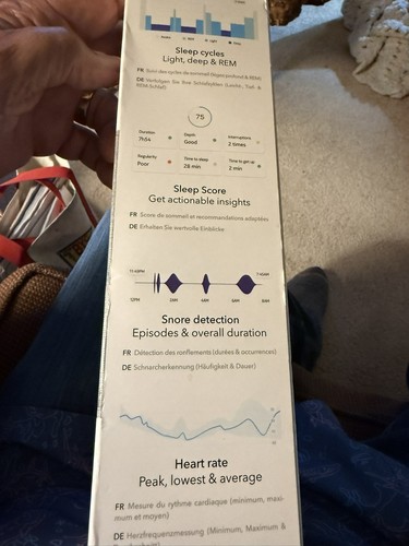Withings Under Mattress Sleep Tracking Mat Gray - slightly used. Ships Free 