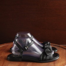 Ted Baker Sandal WMS SZ EU 40 US 9.5 BLK Halah Leather Event Party Feminine Shoe