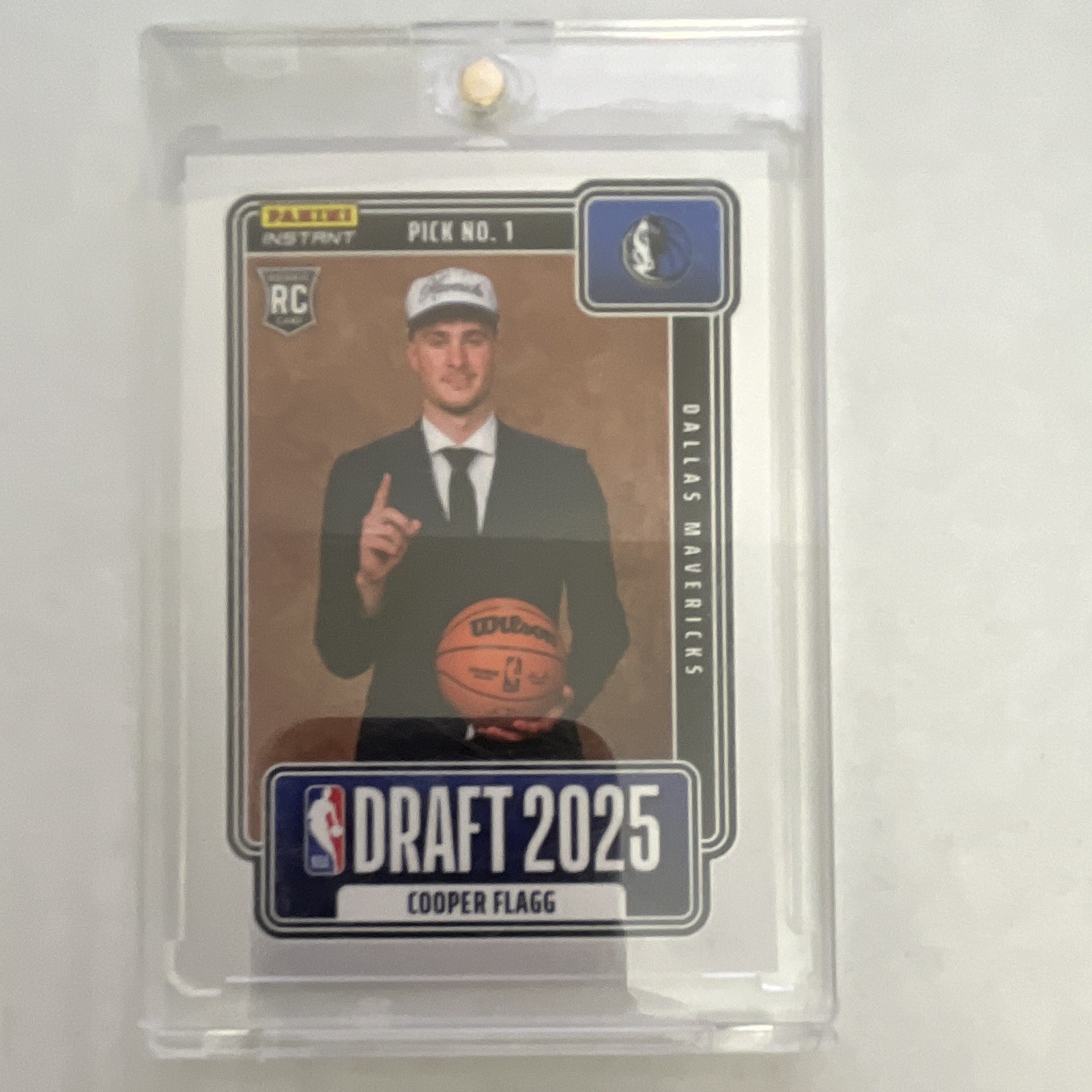 Panini 2025 Instant NBA Draft Night Cooper Flagg RC Insert #NBADN-1 /68380