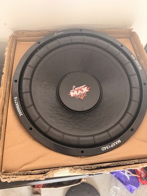 Lanzar MAXP154D 15in Dual Voice Coil Car Subwoofer 2000W RMS