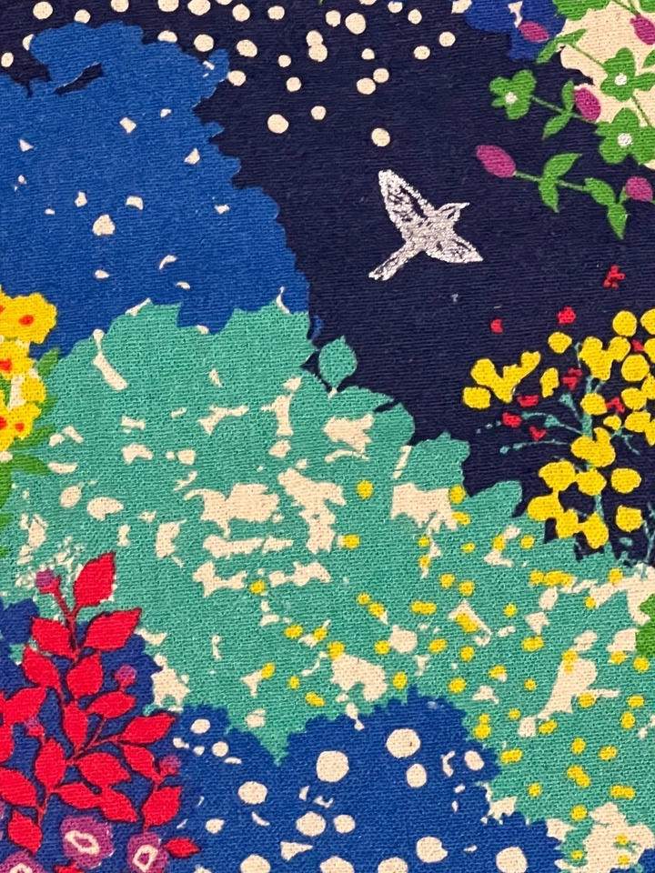 Tela Floral Kokka Echino "Jardín" 15 Aniversario Lino Algodón 94" x 42" Foto 3 de 4