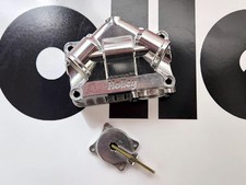 Holley Hp Primary Fuel Bowl 415041604412 With Pump Tumble Polished Aluminum