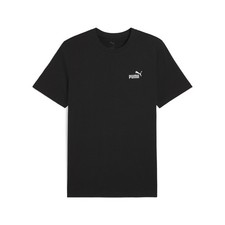 PUMA Essentials No.1 Logo Crew Neck Short Sleeve T-Shirt Mens Black Casual Tops