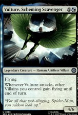 MTG Vulture, Scheming Scavenger 158 SPM Marvel's Spider-Man Foil NM