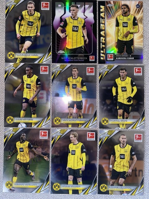 Topps Chrome Bundesliga 24/25 Borussia Dortmund Team Set Base 2024/25 BVB