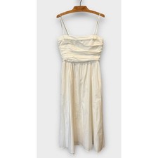 Reformation Lissa Convertible Organic Stretch Cotton Midi Dress Size 10