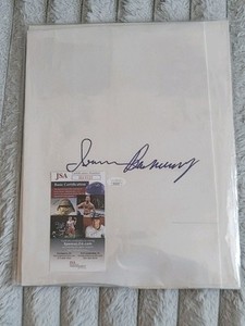 Boxing Canvas Hand Signed By Iran Barkley!  JSA COA