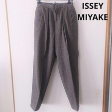 ISSEY MIYAKE 80s brush tag wool tapered pants F/S from Japan