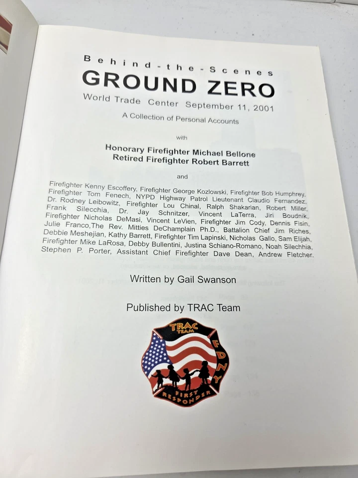 Ground Zero Behind the Scenes 9/11 WTC Original Edition Foto 4 de 4