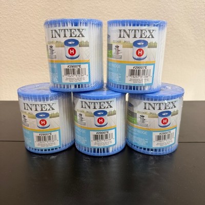 Intex Type H Pool Filter Cartridges 5 Pack for Pump Models 601 602/G 29007E