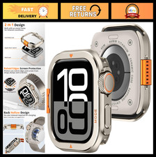Rugged Metal Case for Apple Watch Series 11/10 46mm - Durable Bumper Cover, Tita