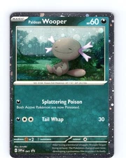 Pokemon TCG Paldean Wooper SVP 041 Black Star Promo Cosmos Holo Promo Card NM