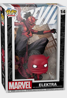 Funko Pop! Comic Covers Marvel Elektra #14 Vinyl Figure w/ Case