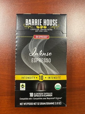 Barrie House ORGANIC Espresso Capsules, Intenso (240 Count)
