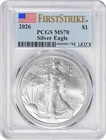 2026-(W) American Silver Eagle MS-70 PCGS (FirstStrike®)