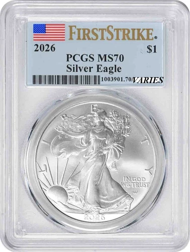 2026-(W) American Silver Eagle MS-70 PCGS (FirstStrike®)