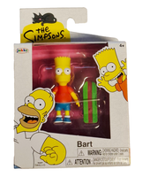 Jakks Pacific The Simpsons Bart + Skateboard Ca. 6 Cm Groß Figur NEU & OVP !