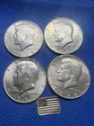 Kennedy Half Dollar Lot (4 Coins) – 1968 PD40% Silver – FREE GRAM BAR #740