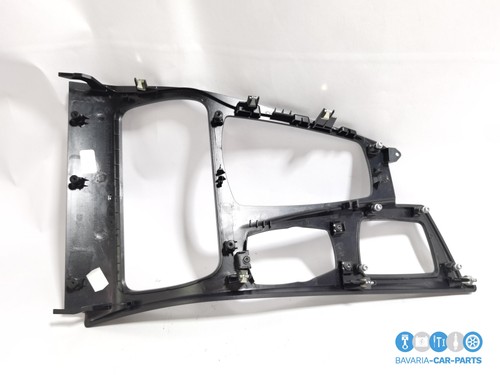 Mascherina pannello console centrale originale BMW F10 F18 F11 9206372 NERO - Foto 3 di 10