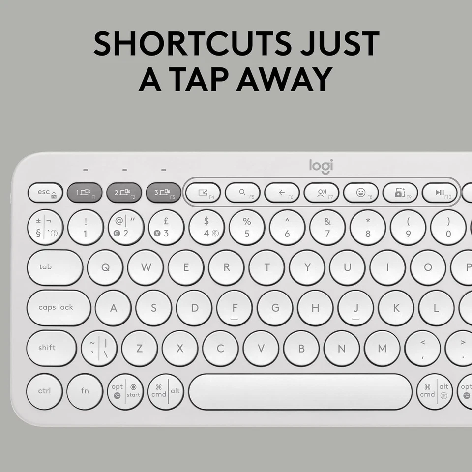 Logitech Pebble Keys 2 K380s Multi Device Portable Keyboard - Image 3 of 4