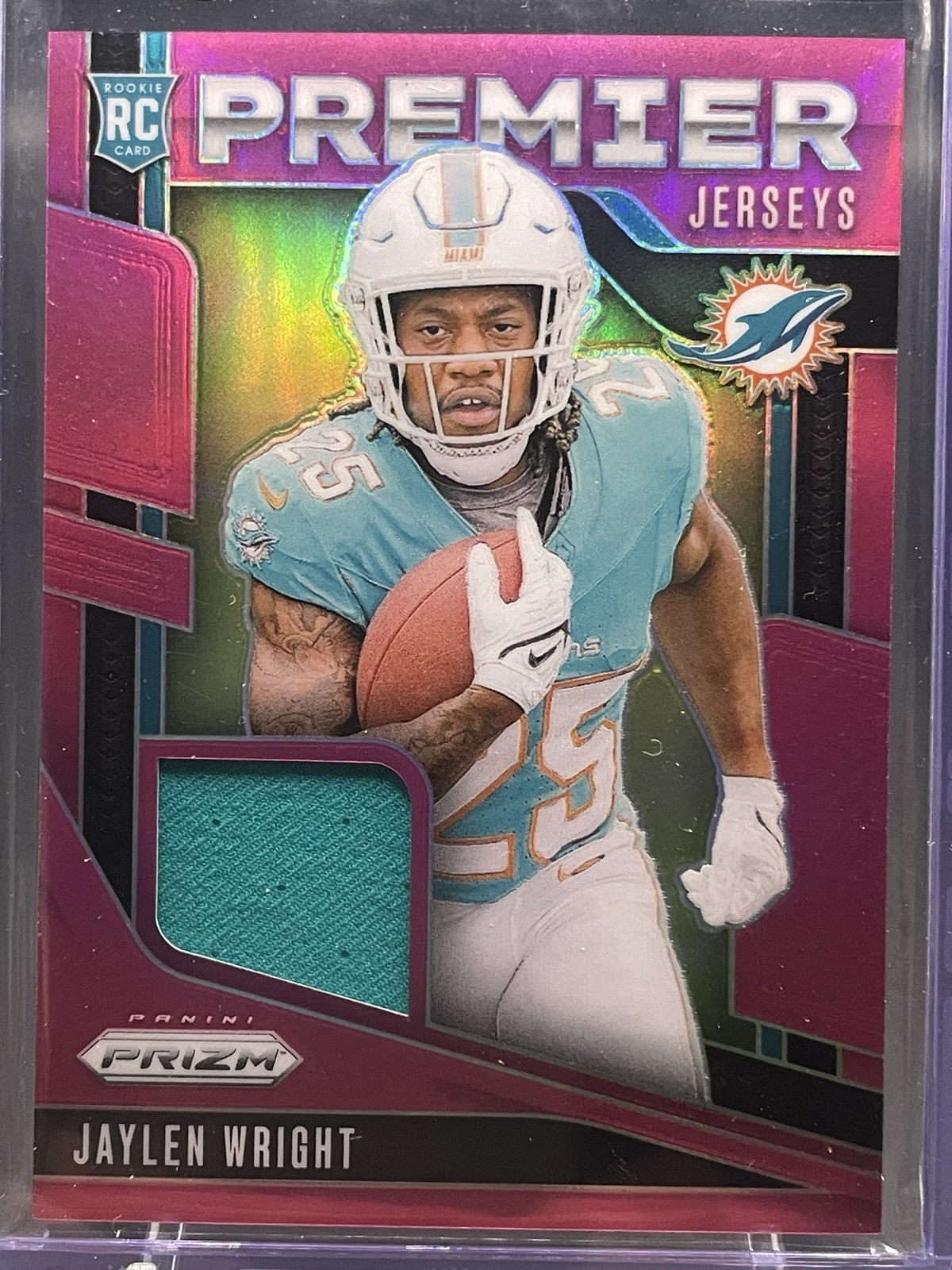 2024 Panini Prizm - Premier Jerseys #PJ-JWT Jaylen Wright (MEM, RC)