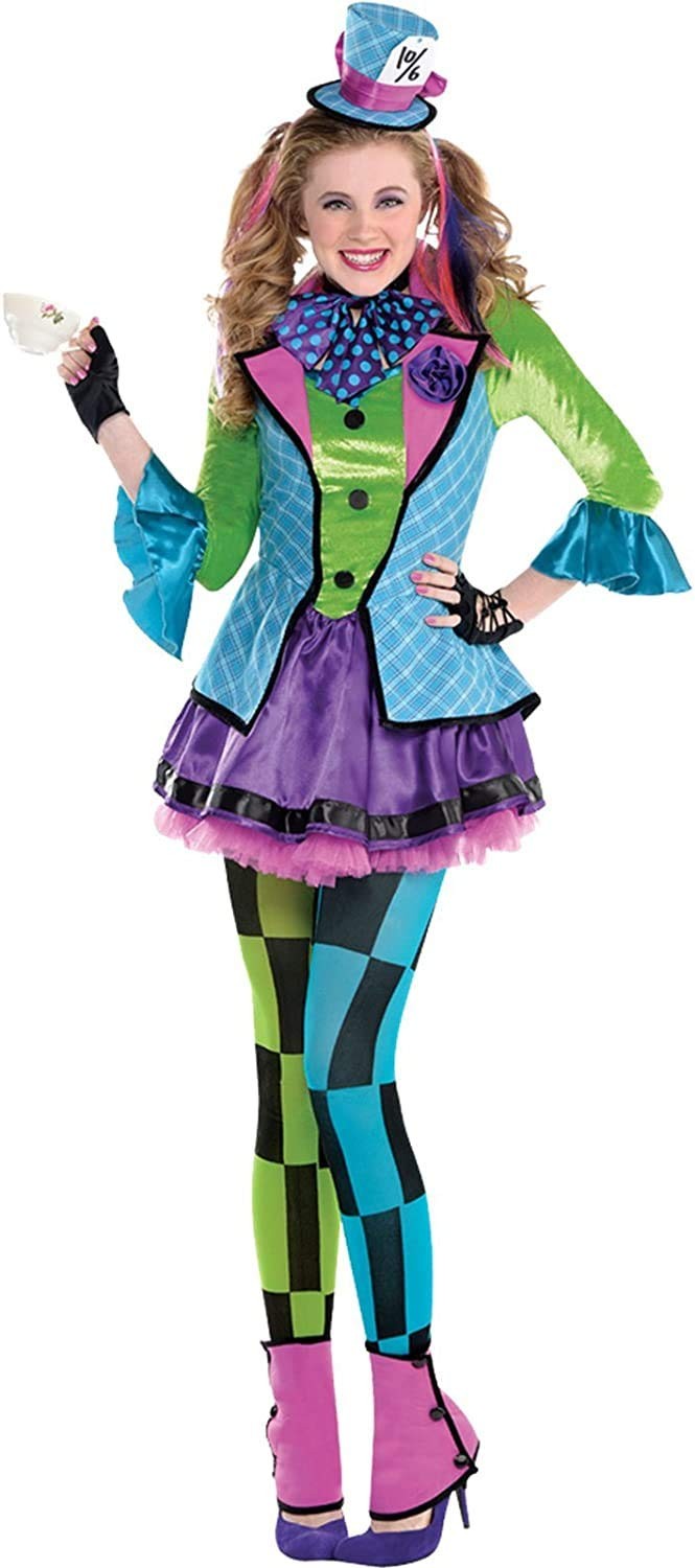 amscan Childs Sassy Mad Hatter Costume 14-16 Years