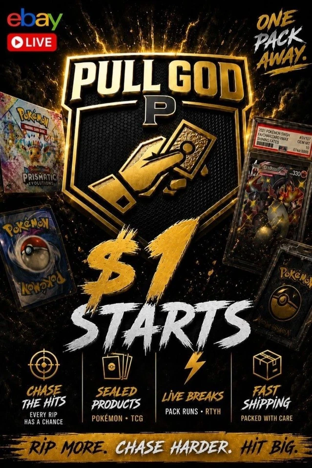 $1 Starts! #POKEMON #AsendedHeros #Surgingsparks #prismatic #mega #journey