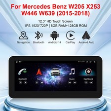12.3" Andriod 14 Autoradio Für Mercedes C/GLC/V/X W205 X253 NTG5.0 CarPlay 128GB 12.3" Andriod 14 Autoradio Für Mercedes C/GLC/V/X W205 X253 NTG5.0 CarPlay 128GB