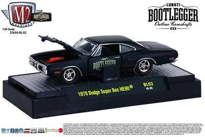 M2 Machines 1970 Dodge Super Bee HEMI Lunati Bootlegger Mopar Car BL02 16-26