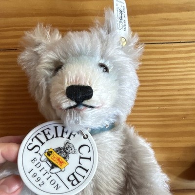 Steiff Club Edition 1992 Plüschbär Modell 420016 Ohrmarke beige/weiß