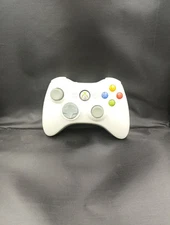 Microsoft Xbox 360 Wireless Game Controller  White *Tested* OEM