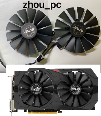 GPU  Replacement Cooler cooling Fan For Asus Rog gtx 1050 1050ti RX 580 570