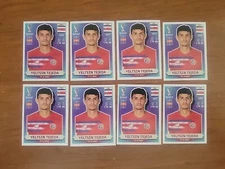 8 x 2022 Panini FIFA World Cup Qatar Sticker Yeltsin Tejeda Costa Rica CRC 15