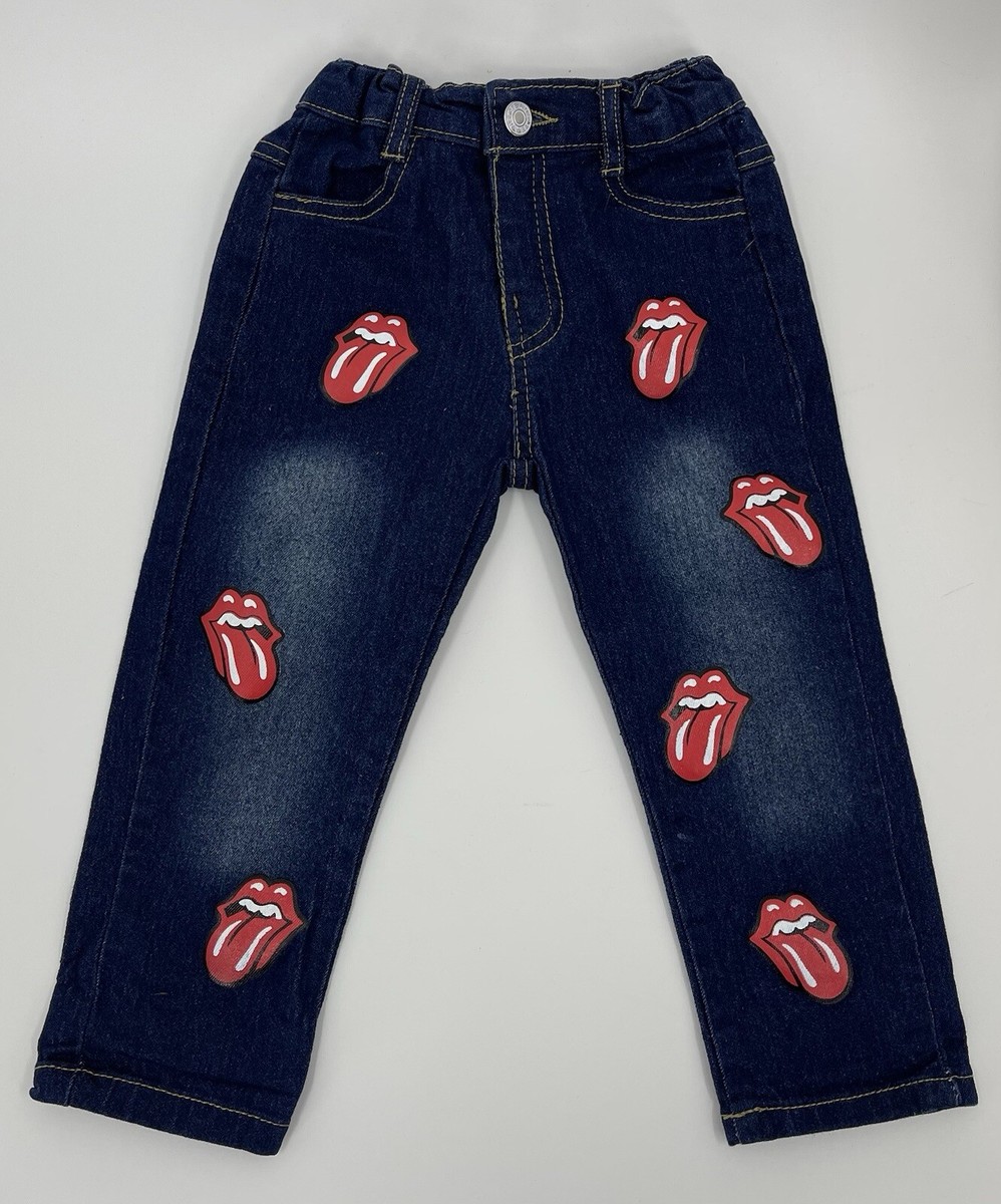 Toddler Rolling Stones Jeans Unisex Size Small S Dark Wash