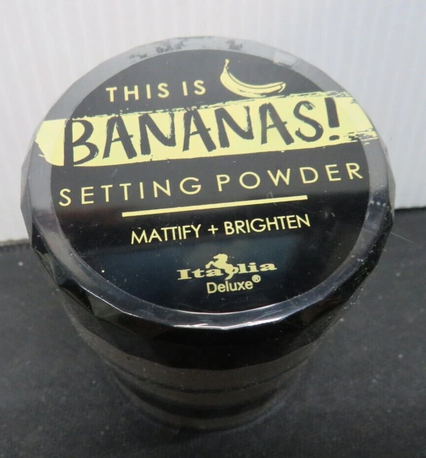 Italia Deluxe This is Bananas Setting Powder Mattify iluminar lote de 3 Foto 3 de 4