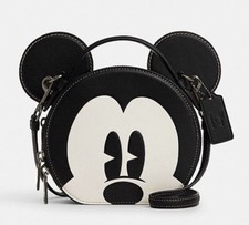 Disney X Coach Mickey Mouse Ear Bag Crossbody CM840 NEW