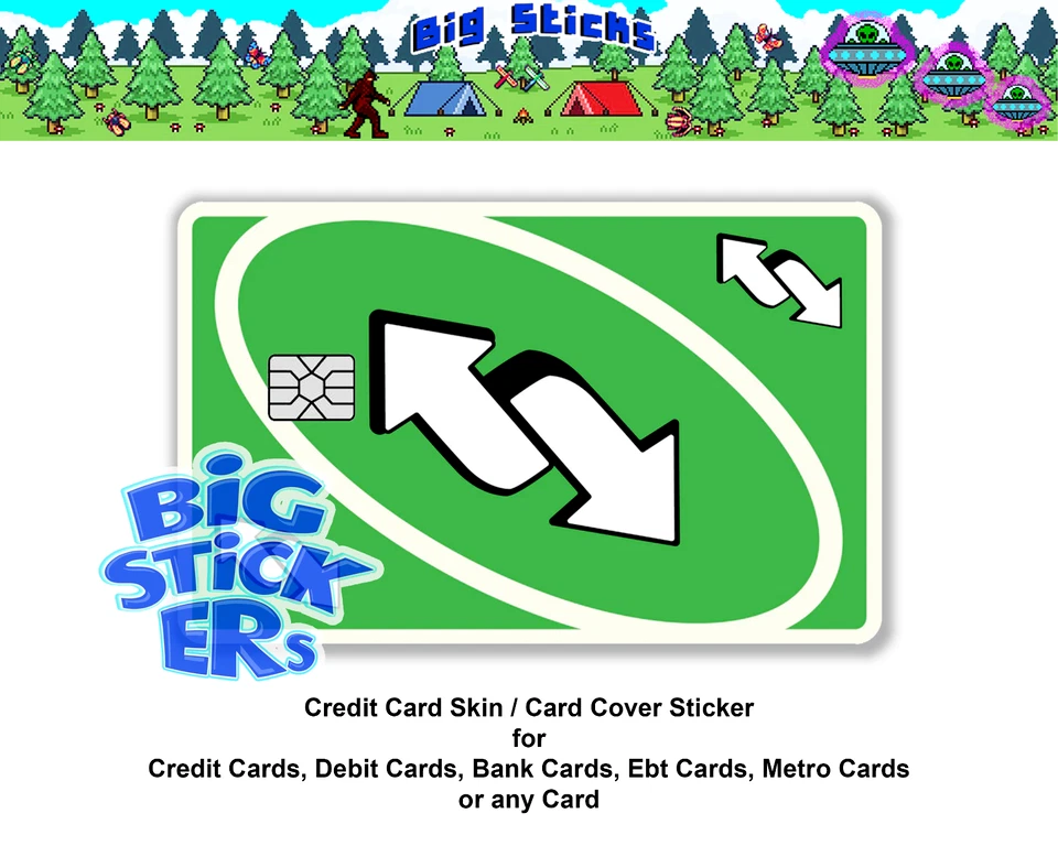 Adesivo Uno Reverse/Draw 4 cartões de crédito cartão SMART, envelope de cartão - Imagem 4 de 4