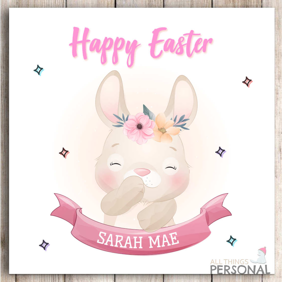 Personalised Easter Card for Daughter Granddaughter Sister Niece Goddaughter