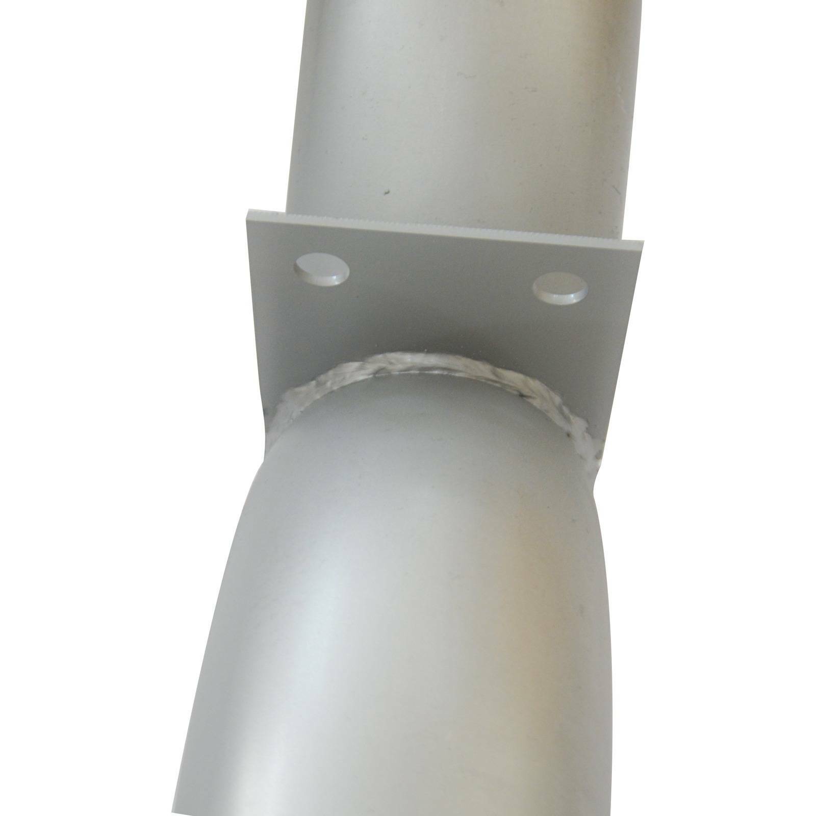 4" ID/OD Aluminized Elbow Pipe Exhaust Y-Pipe With Divider Semi Truck Y-Pipe NEW