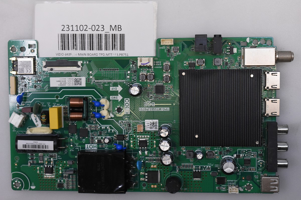 Tarjeta Main Y T-con Vizio D43f-j04 Tpd.mt5583.pb751 | Meses sin interés