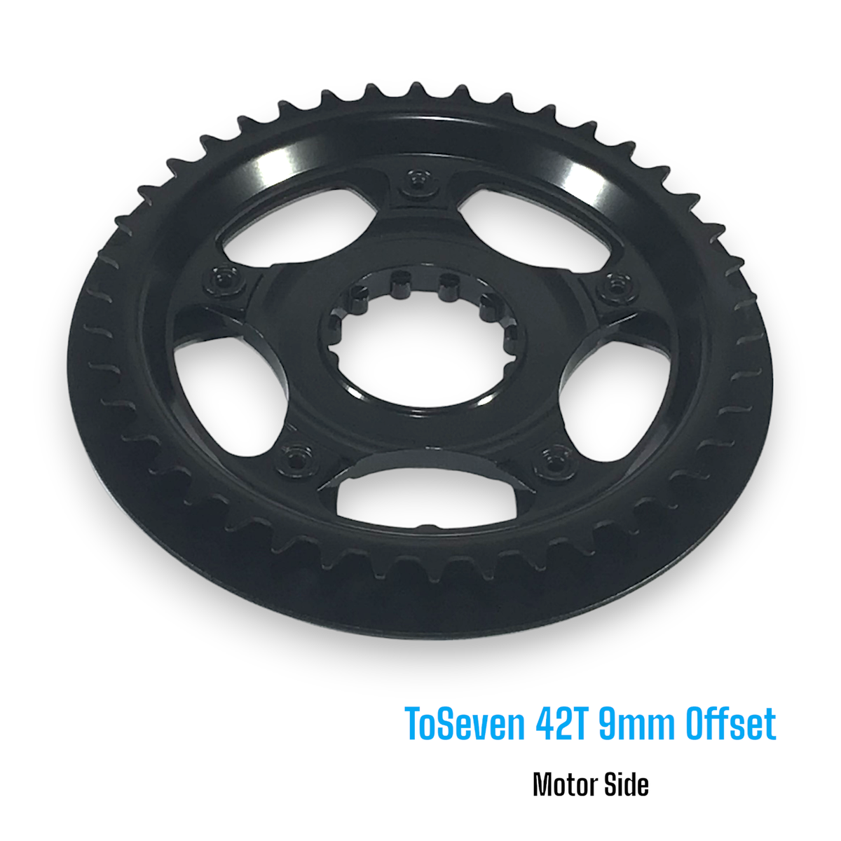 ToSeven DM01 and DM02 Chainrings with 110 BCD Spider, Bolts and