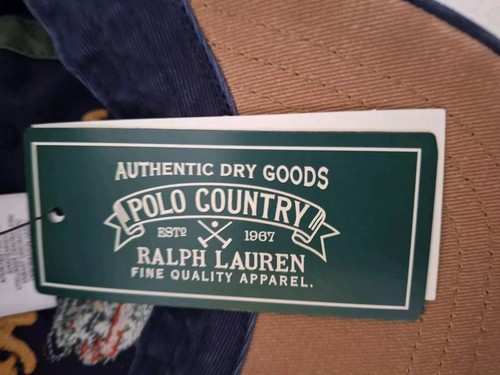Polo Ralph Lauren Baseball Cap Hat Rod Reel 1967 Anglers Club Blue Twill Fishing - Picture 4 of 7
