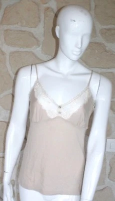 haut beige crudo neuf taille L de marque Vanity Fair - Photo 1/4