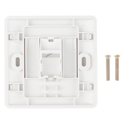 86 Type Single Port RJ45 Wall Flat Face Plate Ethernet Network Socket Panel TX - Photo 9/10