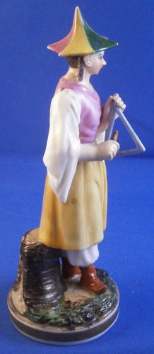 Antique 1800 Niderviller Porcelain Musician Figurine Figure Porcelaine France #2 - Picture 8 of 9