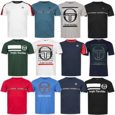 Sergio Tacchini Herren Mode Freizeit Kurzarm Oberteil Shirt T-Shirt