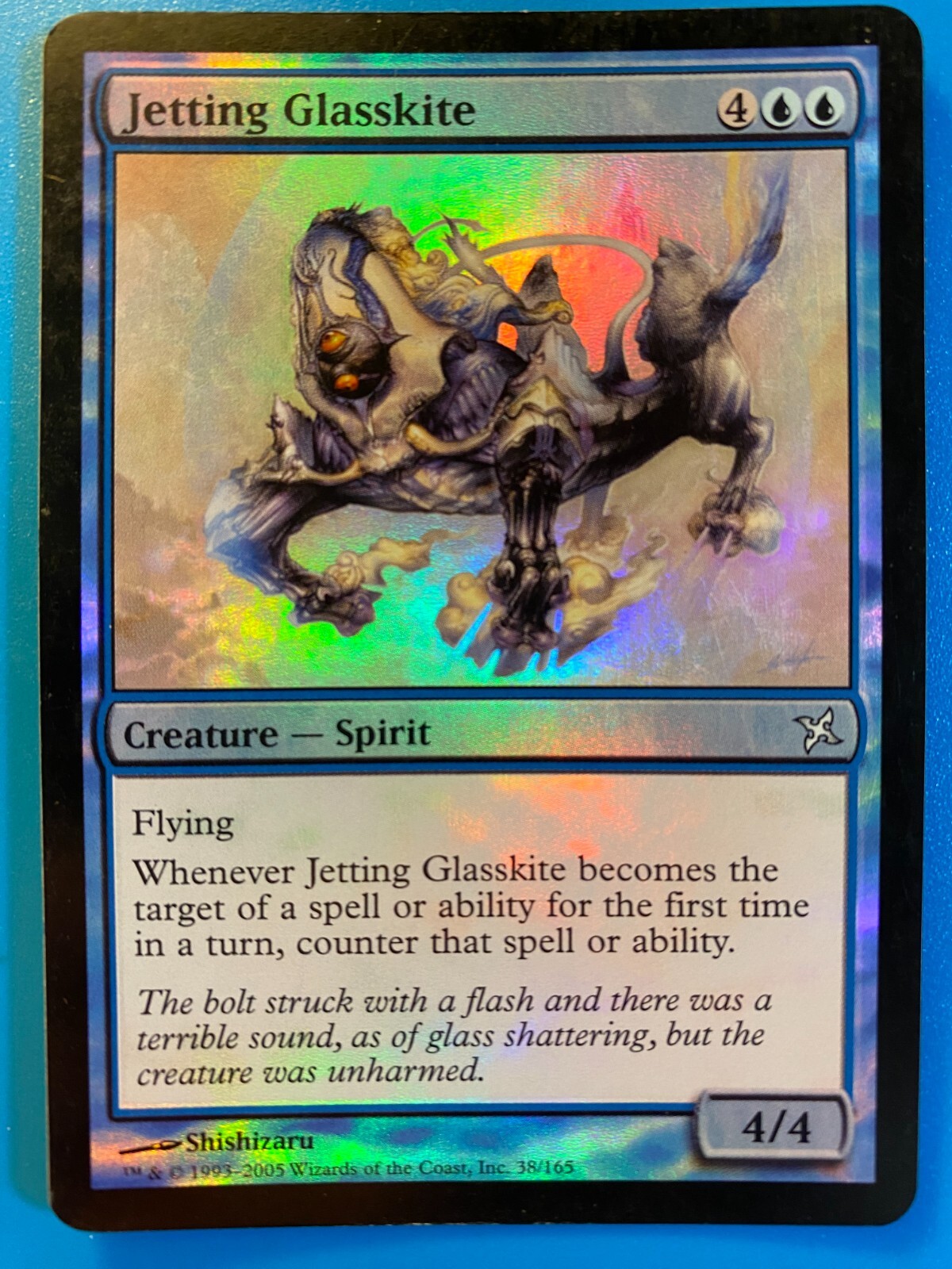 MTG 1x FOIL Jetting Glasskite Betrayers of Kamigawa Magic the Gathering x1 LP