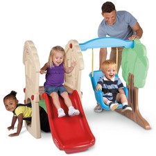 little tikes hide and seek climber and swing target