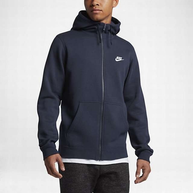 nike full zip club tracksuit grey